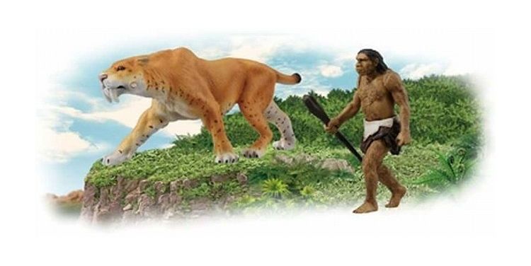 タカラトミー アニア AL-10 サーベルタイガー(ネアンデルタール人付き)(代引不可)