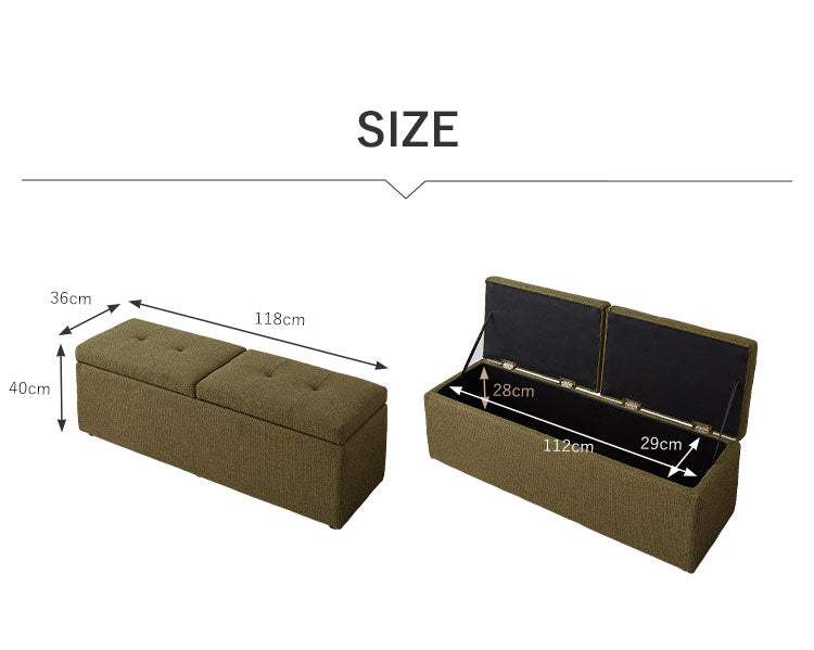 スツール 収納 PVC レザー ファブリック 二人掛け 2人掛け おしゃれ 北欧 モダン シンプル ナチュラル オットマン 収納スツール ベンチ チェア イス いす 椅子 おもちゃ箱 ふた付き ローソファ ボックススツール 収納付き 大容量