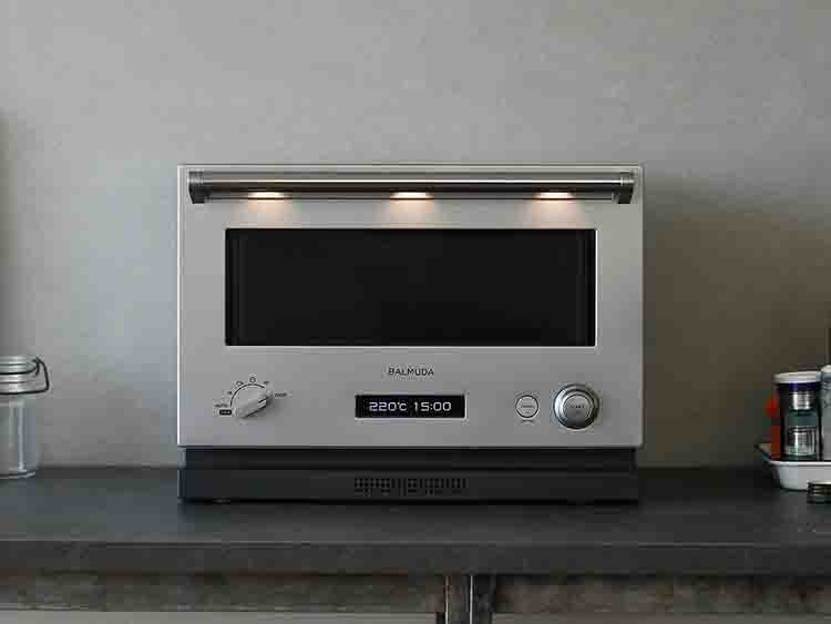 バルミューダ BALMUDA The Range 電子レンジ 18L オーブンレンジ K04A-SU ステンレス