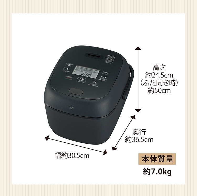 炊飯器 10合 1升 ZOJIRUSHI 象印 NW-BA18-BA 圧力IH炊飯ジャー 極め炊き 1升炊き ごはん 白米 玄米 ふっくら もちもち 美味しい 新生活 純正品