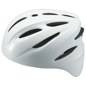 ZETT（ゼット） BHL40S ソフト捕手用ヘルメット ホワイト L（57～59cm）